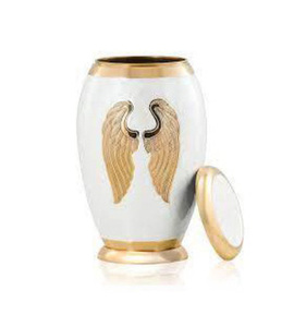 Urnas de cremación de latón hechas a mano modernas Urnas de entierro decorativas funerarias de estilo americano para hombres y mujeres Precio al por mayor - Product Image 3