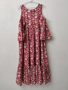 Nouvelle Collection Tendance Meilleure Qualité Imprimé Designer Casual Wearing Maxi Robes en Forme Personnalisée Taille et Couleur Articles Ensembles - Product Image 6