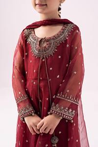 Salwar Kameez pour filles pakistanaises, vêtements de fête, robe de soirée brodée, 100% acrylique, vêtements formels, occasions festives, Lehenga Choli - Product Image 3