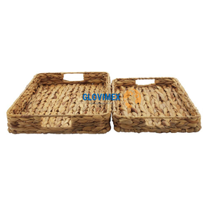 Juego de bandejas de almacenamiento para servir jacinto de agua personalizable de diseño de la mejor opción, varios tamaños para servir mesa de restaurante y decoración - Product Image 1