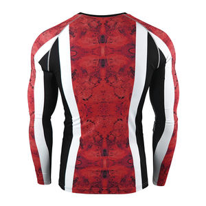 Séchage rapide hommes Compression Rash Guard à manches longues Fitness chemise entraînement de gymnastique sublimé MMA vêtements de sport pour hommes - Product Image 2