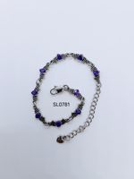 Bracelet gothique en acier inoxydable, bracelet chaîne punk avec pierre cœur rouge, design ailes de chauve-souris, bijoux de mode pour hommes et femmes, style sombre