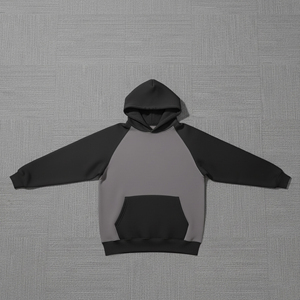 Sweat-shirt à capuche pour homme, style streetwear, manches longues, ample, uni, décontracté, en polaire, nouvelle mode, automne-hiver - Product Image 5