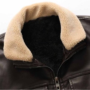 Best Quality Unique Style <b>Men</b> <b>Leather</b> <b>Jacket</b> Heavyweight Waterproof Original <b>Leather</b> Fabric Fashion <b>Jacket</b> OEM Serviced - Product Image 4