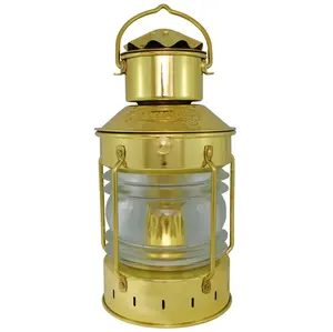 Exclusivo boda decorativo nuevo latón aspecto vintage linterna calidad superior alta venta latón barco linterna - Product Image 2