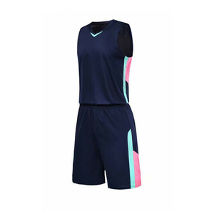 Wholesale Supplier New Design Basket Ball Jersey Short Set Reversible With Customized Pattern Basketball Uniform for Men - Product Image 2
