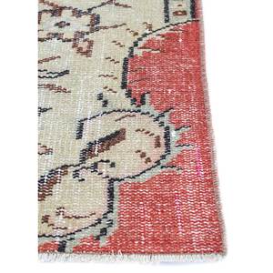 Alfombra de Lana Anudada a Mano de Gran Tamaño, Diseño de Medallón Rojo y Naranja, para Hogar y Sala de Estar, Alfombra Rectangular para Pasillo - Pae-2850 - Product Image 4