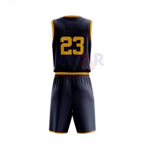 Camiseta de baloncesto de verano de talla grande personalizada unisex, uniforme de alta calidad, estilo impreso, conjunto de ropa deportiva al por mayor para hombres - Product Image 2