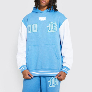 Chándal de Terry Francés para Hombre, Conjunto Personalizado de Pantalones de Chándal y Sudadera con Capucha, Chándal con Diamantes de Imitación, Lavado con Ácido - Product Image 6