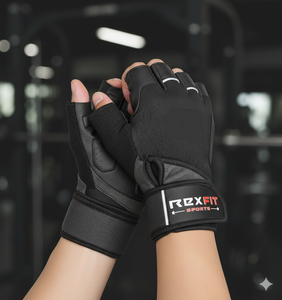 Gants de sport RexFit, directement de l'usine |   Gants de musculation antidérapants en cuir unisexe, gants de musculation - Product Image 2