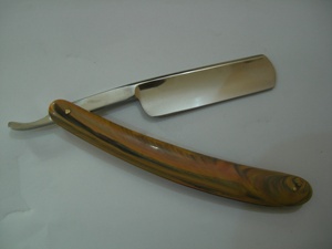 Maquinilla de afeitar recta reutilizable de forma segura, cuchillo de afeitar, hoja de acero inoxidable, mango de madera, versátil, cara, cuerpo, salón, maquinillas de afeitar desechables - Product Image 5