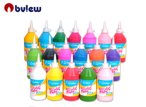 Bview 250ml 500ml độ nhớt cao sơn acrylic cho vải - Product Image 2