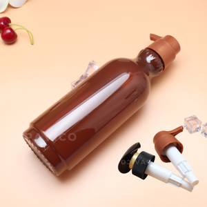 Pavico Vietnam échantillon gratuit emballage 300ml 500ml bouteille cylindrique en plastique PET pompe à épaule pour shampooing gel douche lotion pour le corps - Product Image 2