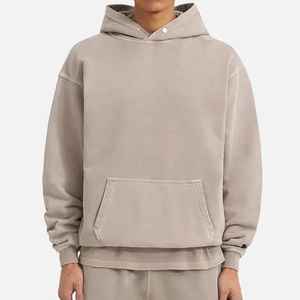 Sudaderas con capucha con estampado Unisex de peso pesado de alta calidad, sudaderas con capucha de gran tamaño personalizadas para hombres, sudaderas con capucha de algodón polar para hombres - Product Image 1