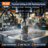 Fraiseuse CNC EMR5R avec tête de verrouillage de tige en acier au tungstène R5 Coupeur à fond plat filetage arrondi Support ODM et OEM RPMW1003
