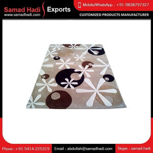 Tapis de laine touffeté à la main de luxe du fournisseur direct d'usine tapis de cuisine de haute qualité motif brodé abstrait haute vente coton - Product Image 5