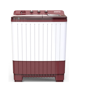 Lave-linge électrique à double cuve KIMATSU de haute qualité, chargement par le haut, prise US, nouveau design, corps en plastique, efficacité énergétique de classe 1, >7 kg - Product Image 2
