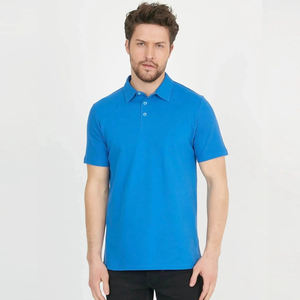 Luxe hommes 100% coton Paul Style Golf pour Polo brodé surdimensionné à manches courtes décontracté Slim Fit couleur unie tricoté - Product Image 4