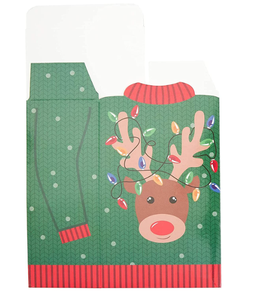 Thứ Cb-297 Tùy Chỉnh Cung Cấp OEM Giáng Sinh Áo Len Chủ Đề Hình Thiết Kế Hộp Quà Tặng Kẹo Hộp Trong Kỳ Nghỉ Mùa Đông - Product Image 3