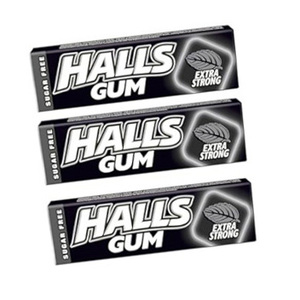 Halls para goma de mascar de sabor extra fuerte Sabor dulce disponible en caja y embalaje de botella - Product Image 4