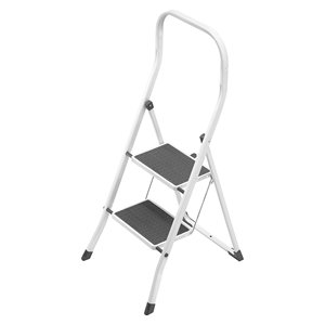 Escalera de Acero SuperStep Blanca B0200 con 2 Peldaños para Gierre - Product Image 1