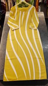 ชุดกระโปรงผ้าฝ้ายสไตล์อินเดียและปากีสถานชุดเสื้อผ้าลำลองสวมใส่สบายพร้อมดีไซน์คอ - Product Image 2