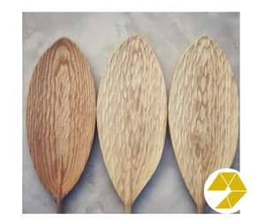 Plateau en bois classique pour salle à manger à la maison Plateau en bois robuste de finition naturelle dans des conceptions rondes carrées ovales pour l'ensemble en bois d'élégance - Product Image 3