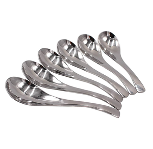 Cuillère à soupe en acier miroir ensemble de couverts cuillère à soupe ensemble de couverts meilleur prix cuillère à soupe en acier de bonne qualité en gros - Product Image 6