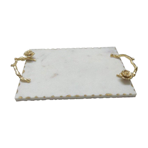 Luxurious Style Stainless Steel Silver plated Finishing Square <b>Tray</b> For <b>Dinner</b> Table Decoration Serving Delicious Foods - Product Image 6