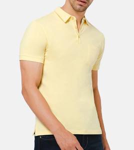 Camiseta de cuello Polo personalizada de alta calidad para hombre, uniforme de negocios de Golf de Color sólido con patrón impreso de Spandex ODM 5% - Product Image 2