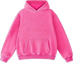 Pull-over unisexe personnalisé avec logo brodé sur le devant, en polaire polyester/coton écologique, coupe classique, sportif, pour l'hiver - Product Image 2