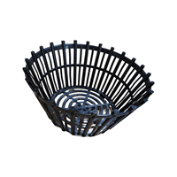 Pot Anggrek Plastik Folin GL-A25 250x165 Bulat Gaya Zen Asia untuk Taman Rumah Kebun Hotel-Pot Bunga