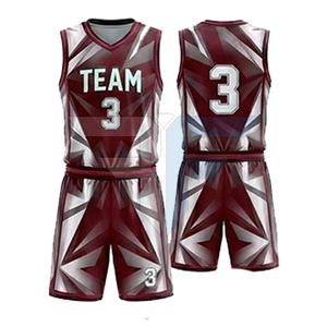 Nouvelle arrivée, uniforme de basket-ball personnalisé avec logo d'équipe, manches courtes, respirant, antibactérien, taille plus, unisexe, haute qualité, 100% - Product Image 2