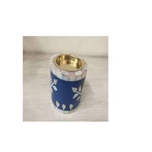 Bone Inlay Tealight Holder Wedding Decoration and Best Selling Bone Inlay Brass <b>Candle</b> Holder Custom <b>Tea</b> <b>Light</b> <b>Candle</b> Holder - Product Image 3