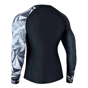 New Arrival MMA Rash Guard Breathable Spandex/Polyester Full Sleeve <b>Men's</b> Hot Selling Price - Product Image 3