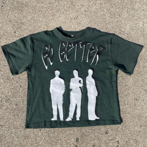 250 GSM grueso 100% algodón manga corta Boxy camiseta Streetwear estilo personalizado diseño cómodo camiseta para hombre - Product Image 4