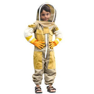 Traje de Apicultor Profesional para Niños, 100% Algodón, Protección Completa, Ropa de Trabajo Resistente, Mono para Uso en Apicultura, Servicio OEM Personalizado - Product Image 5