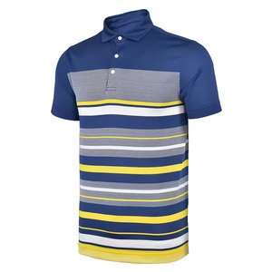 เสื้อโปโลและเสื้อยืดกอล์ฟสำหรับผู้ชายเสื้อโปโลใส่ได้ทั้งชายและหญิงสีทึบมีโลโก้ตามสั่ง - Product Image 1