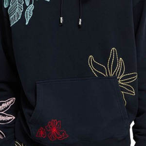 Sudadera con capucha bordada de diseño personalizado de peso pesado Unisex, sudadera informal a la moda para hombre, sudaderas con patrón de impresión personalizada de tela de 500 gramos - Product Image 6