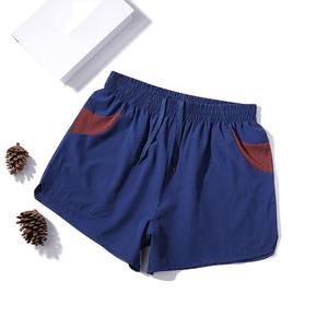 Short en coton pour hommes avec logo personnalisé Short de gym respirant en coton pour hommes - Product Image 5