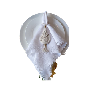 Top Arrivées Design Rond De Serviette En Macramé Populaire Et Le Plus Exigeant Porte-Serviettes De Finition De Qualité Supérieure Pour Accessoires De Table - Product Image 1