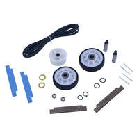 Plastic Dryer Drum Roller Repair Kit for WP6-3700340 Idler Pulley Replacement & 306508 Drum Bearing Kit-Crosley