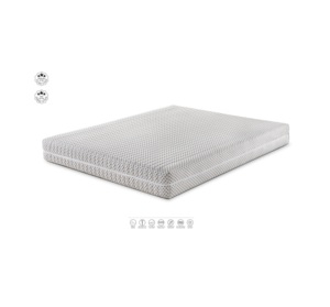 Matelas en mousse à mémoire de forme visco-élastique orthopédique hypoallergénique COFFREE, moderne et confortable, sans garnissage, avec housse amovible, pour la maison - Product Image 1