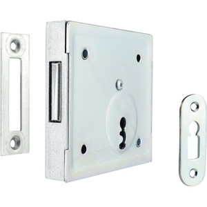 Bever 150 DIN <b>Garden</b> Hand <b>Tools</b> Left/Right <b>Box</b> Bolt Lock with Flat Strike Plate 60 mm Backset - Product Image 1