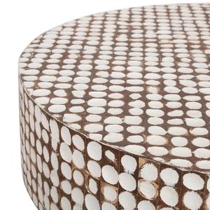 Table basse ronde moderne en bois et nacre, faite à la main, écologique, de haute qualité, pour salon, vente en gros - Product Image 5