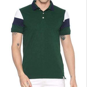 100% algodón en blanco hombres Golf camisetas logotipo bordado liso manga corta polos muy barato Premio fábrica al por mayor - Product Image 6