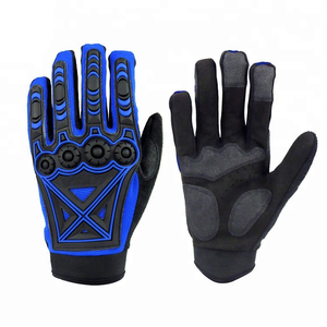 Guantes DE SEGURIDAD OEM PPE con anticolisión, resistentes a los impactos, transpirables, cómodos, de cuero sostenible y guantes de trabajo TPE - Product Image 6