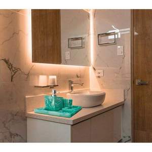 Ensemble de salle de bain en résine faite à la main de qualité supérieure comprenant un porte-savon et un porte-brosse à dents Arrivée chaude moderne avec une forte demande - Product Image 2