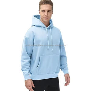 Sweat à capuche en coton mélangé délavé à l'acide avec strass délavés au soleil de haute qualité personnalisé avec broderie usée - Product Image 1