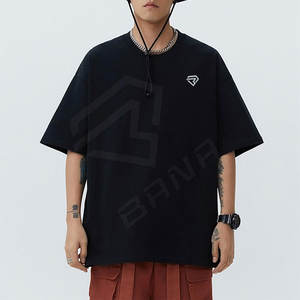 Venta al por mayor nuevo diseño personalizado Camiseta 100% algodón liso Casual hombres Hip Hop camisetas de gran tamaño - Product Image 2